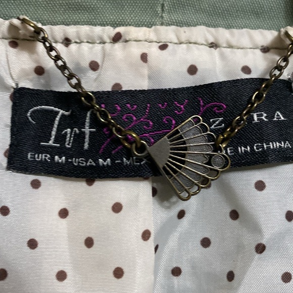 Zara jacket 3/4 sleeves with lining size small - Picture 3 of 6